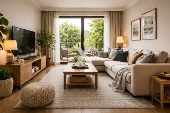 Beşiktaş'ta Güvenlikli Site içerisinde Lüks Apartman Dairesi